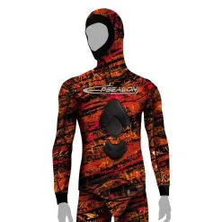 EPSEALON Red Fusion Spearfishing Jacket 3 Mm