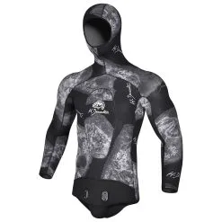 H.dessault By C4 Black Side 5 Mm Spearfishing Jacket