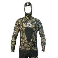 Outlet Wetsuits Store 32 H.dessault Camo Stone Spearfishing Jacket 5 Mm
