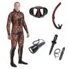 SPETTON Pack Fire Red Camo Basic Pro 7 Mm -Outlet Wetsuits Store spetton pack fire red camo basic pro 7 mm